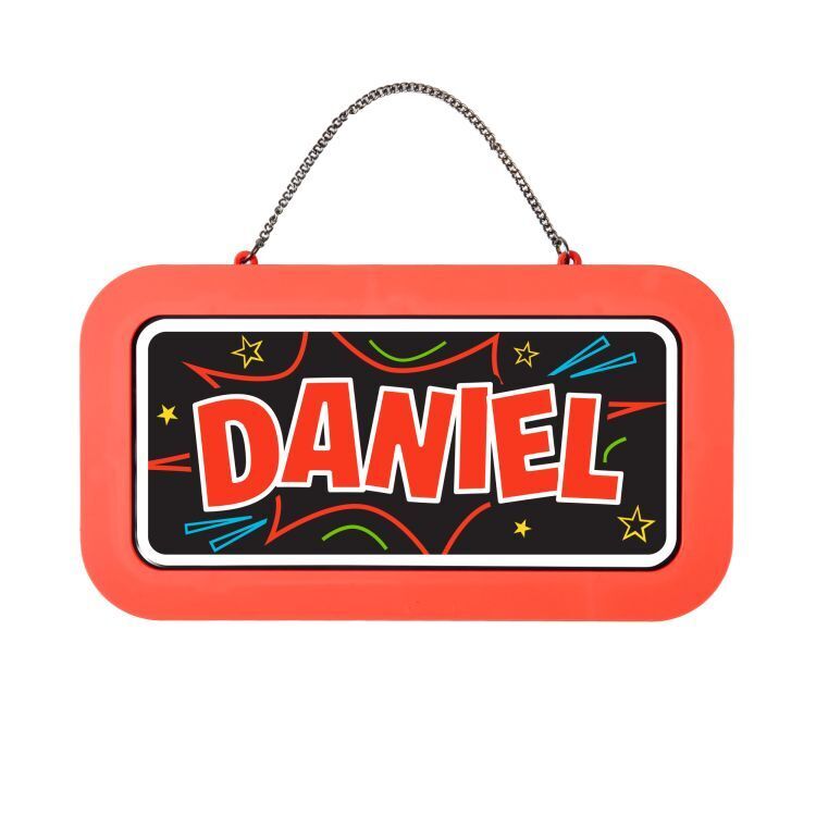 Neonová cedulka se jménem - Daniel