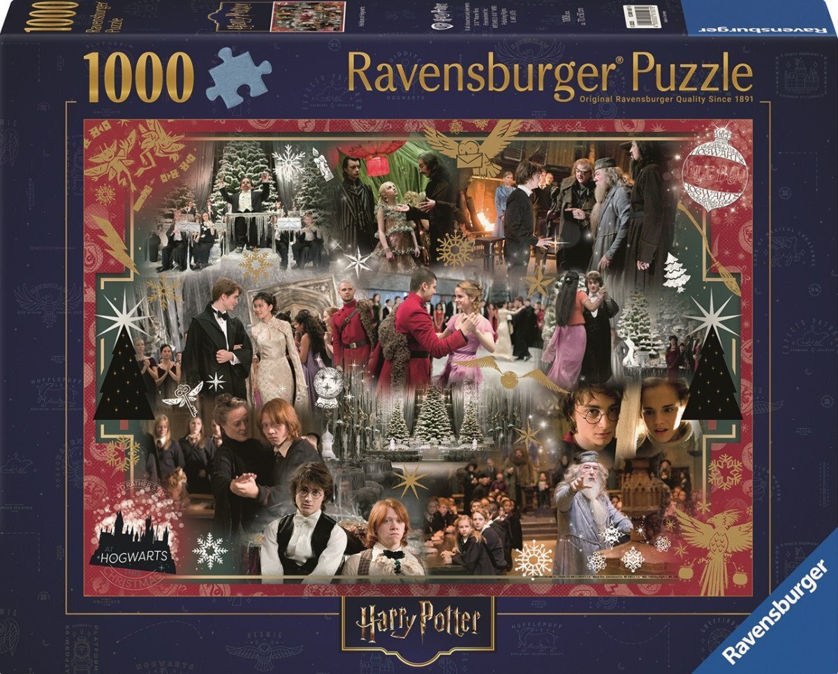 Puzzle Harry Potter: Vánoce v Bradavicích 1000 dílků