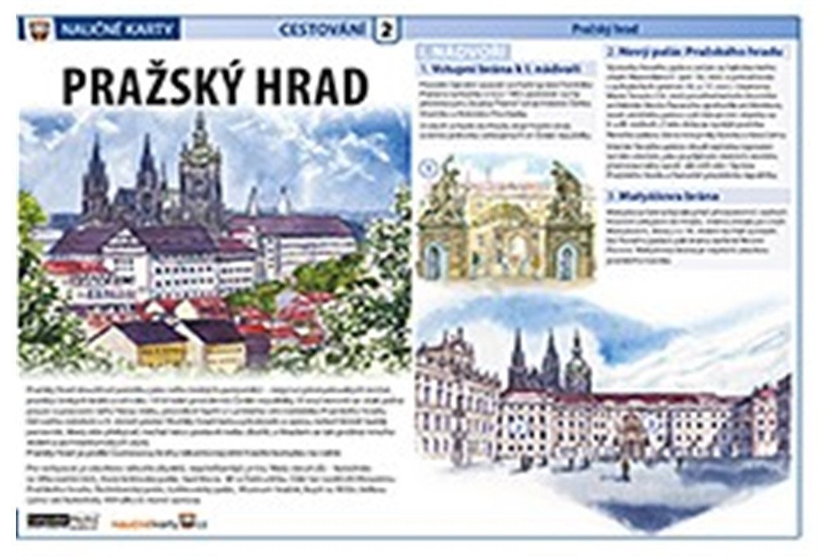 Pražský hrad - Naučné karty