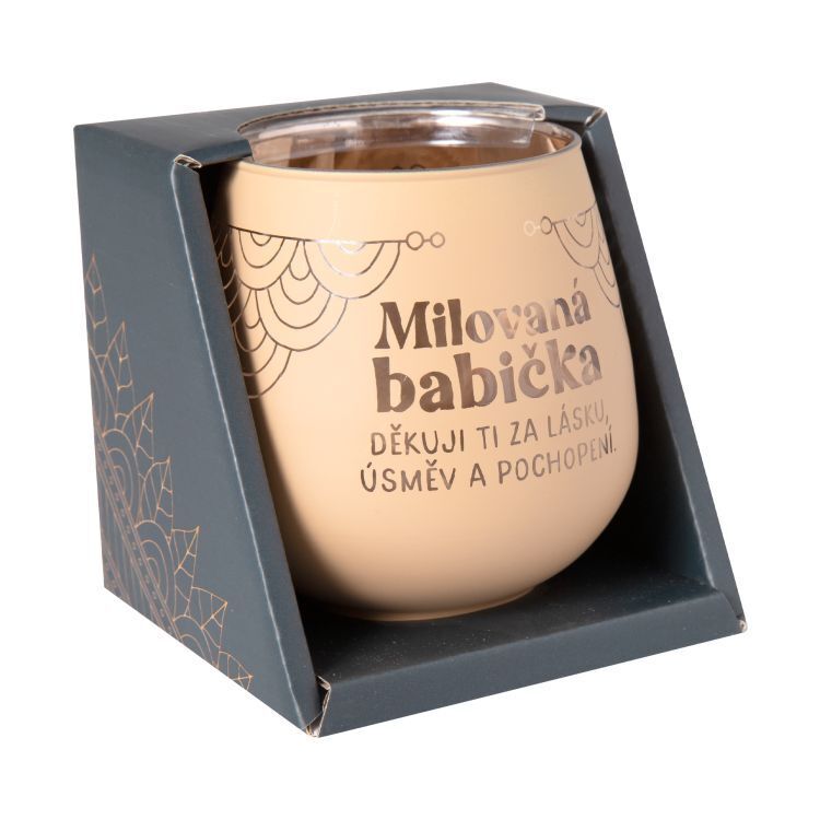 Zrcadlový svícen - Milovaná babička