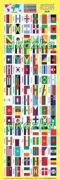 Záložka – Státní vlajky