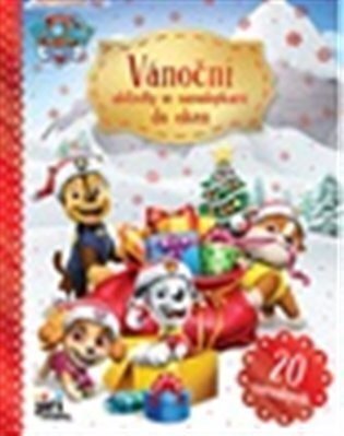 Tlapková patrola - Vánoční aktivity se samolepkami do oken