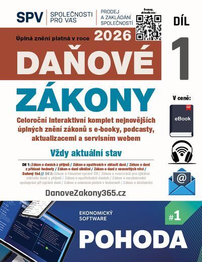 Daňové zákony 2026 XXL ProFi (Díl 1.) (e-kniha)