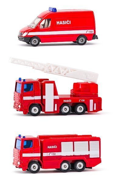 SIKU Set hasičská sada 3 aut