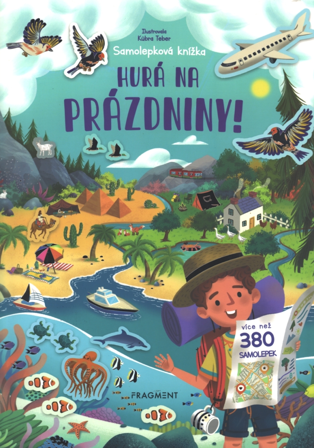 Knížka se samolepkami - Hurá na prázdniny!