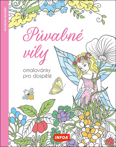 Půvabné víly Omalovánky pro dospělé