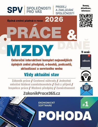 Práce & Mzdy & Daně 2026 (e-kniha)