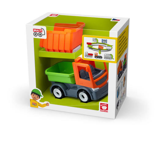 efko MultiGO 1+2 Auto se sklápěčkou a valníkem