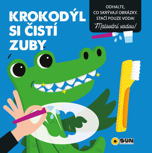 Krokodýl si čistí zuby