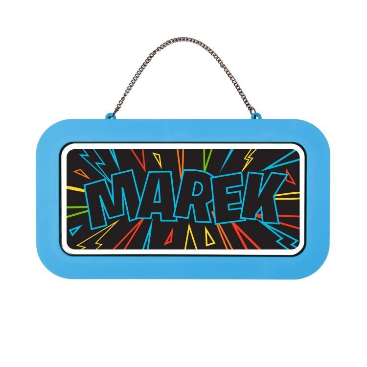 Neonová cedulka se jménem - Marek