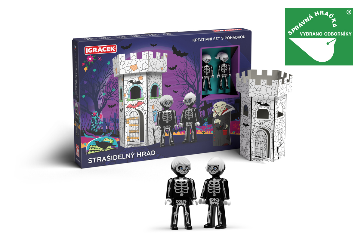 Igráček Strašidelná věž - kreativní set s pohádkou