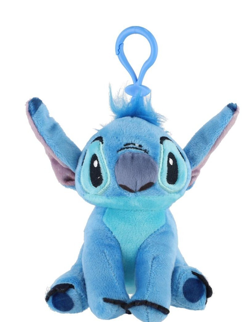 Přívěsek Lilo & Stitch plyš 8x14cm modrý