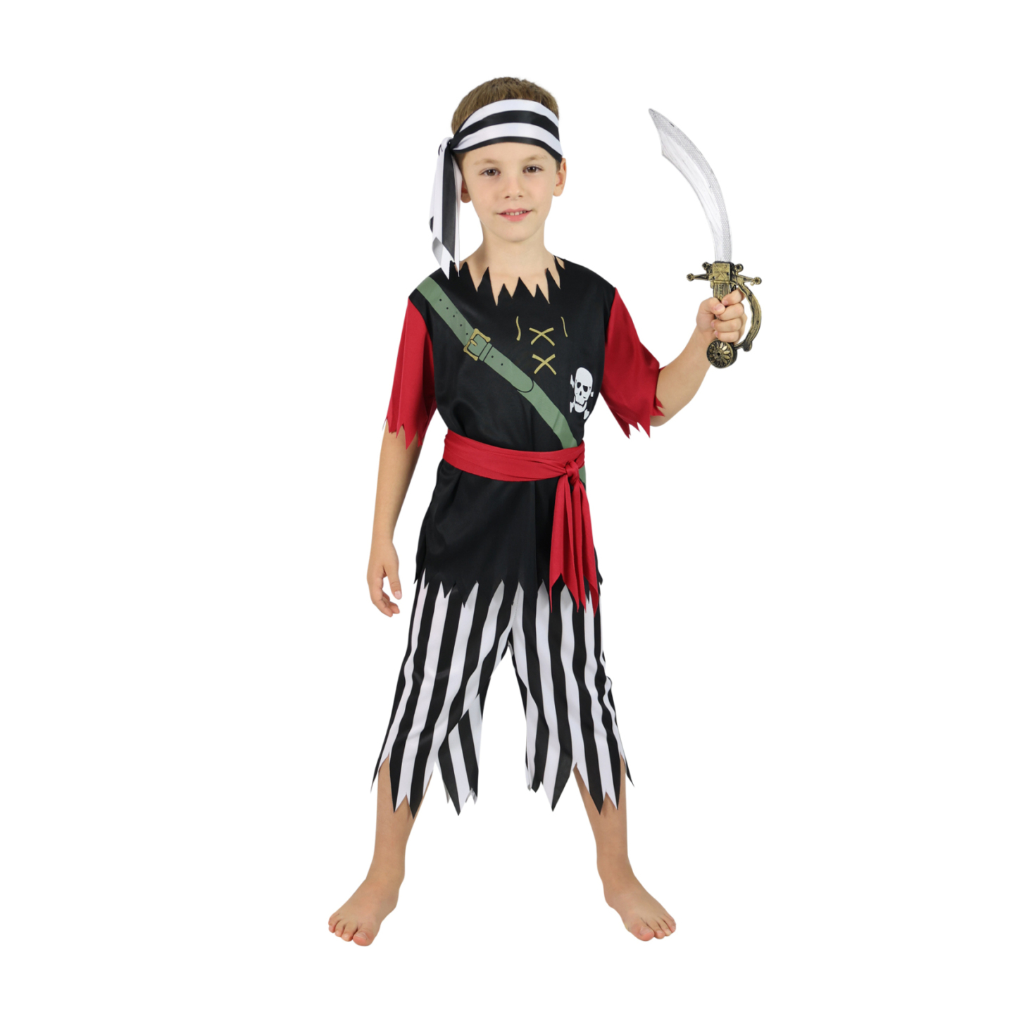 Dětský kostým pirát se šátkem (S)