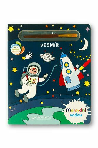 Malování vodou Vesmír