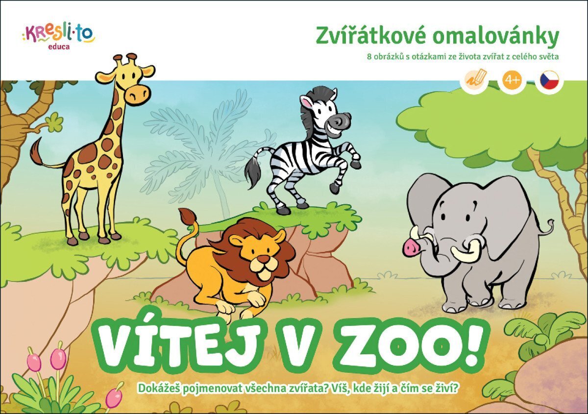 Zvířátkové omalovánky / Vítej v ZOO!