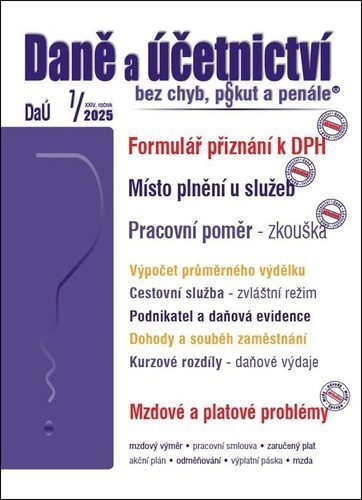 Daně a účetnictví bez chyb, pokut a penále