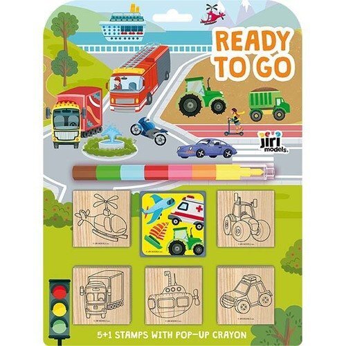 Doprava - Razítka 5+1 s voskovkou