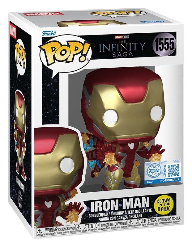 Funko POP: The Infinity Saga - Iron Man (Glows in the Dark) #1555