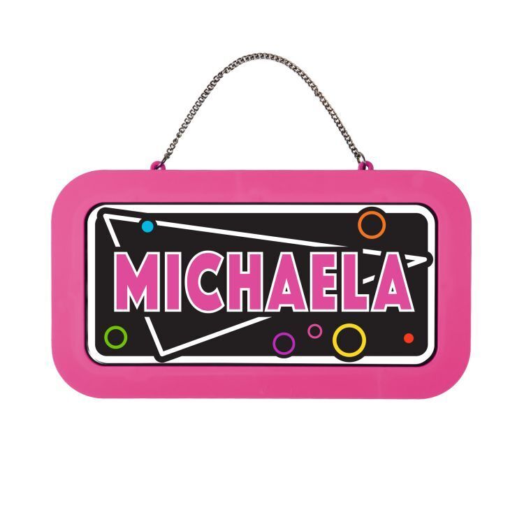 Neonová cedulka se jménem - Michaela