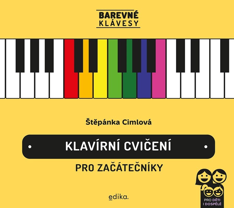 Klavírní cvičení pro začátečníky - Barevné klávesy