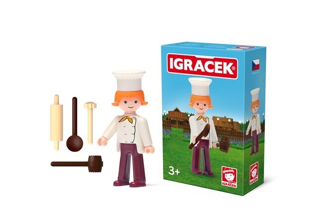 efko Igráček Kuchařka - figurka s příslušenstvím - výprodej