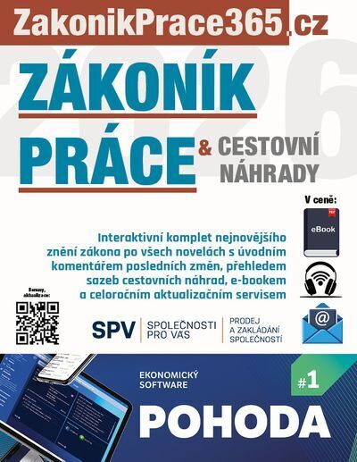 Zákoník práce a Cestovní náhrady 2026 (e-kniha)