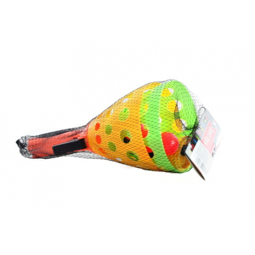 Vystřelovací košíčky velké - oranžovo-zelený košíček