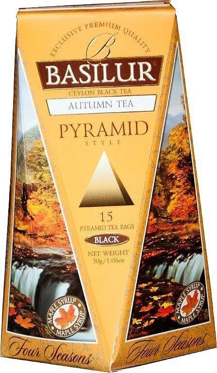 BASILUR Four Seasons Autumn Tea podzimní čaj Pyramid 15x2g