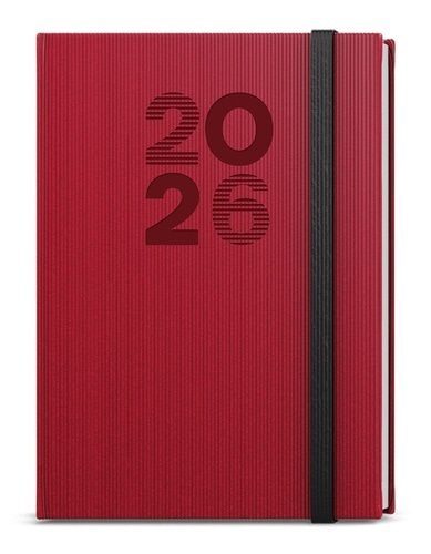 Denní diář 2026 David Vigo A5 červená