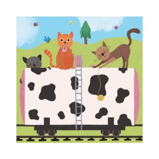 Albi kniha Leporelo Vlakem celým rokem Kouzelné čtení