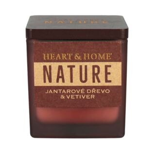 Malá svíčka - Jantarové dřevo a vetiver