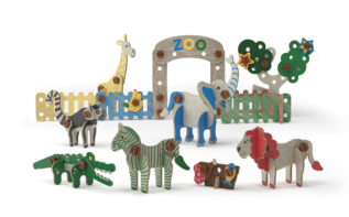 efko ECO Roto Bláznivá ZOO – ekologická stavebnice