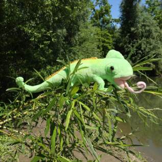 Plyšový chameleon 34 cm ECO-FRIENDLY