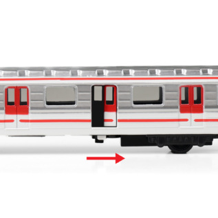 Pražské metro - kovová souprava 16 cm