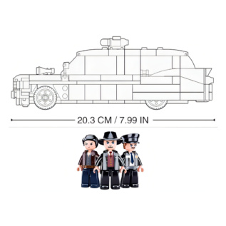 Sluban ModelBricks M38-B1099 Americký vůz pro lupiče
