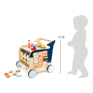 small foot Dřevěné chodítko Velryba