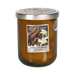 Velká svíčka - Santalové dřevo a vanilka