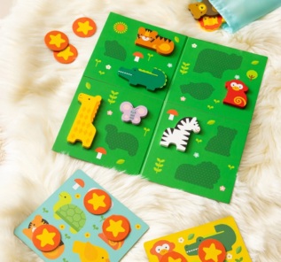 Petit Collage Moje první bingo hra Zvířecí přátelé