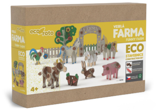 efko ECO Roto Veselá farma – ekologická stavebnice