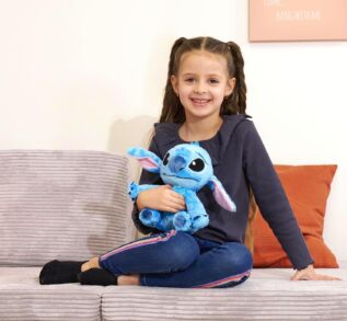 STITCH SEDÍCÍ velikost M Plyš