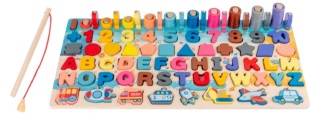 2Kids Toys Multifunkční deska vkládačka 6 v 1