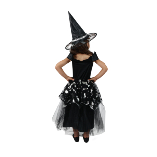 Dětský kostým čarodějnice netopýrka (M) e-obal