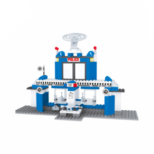 Kompatibilní stavebnice BLOXO policie stanice 370 ks