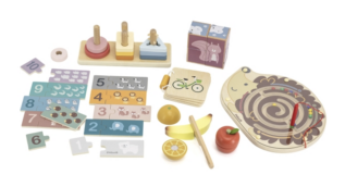 Dřevěné aktivity 6 kusů 24-36 měsíců