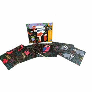 Kvído - Vyškrabávací obrázky - Zvířátka z lesa