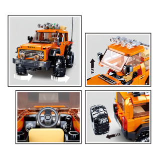 Sluban Model Bricks M38-B1013 Americké SUV Bronx