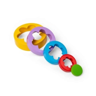 Bigjigs Toys Skládací květinová věž