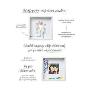 Fotorámeček na peníze - Balónky