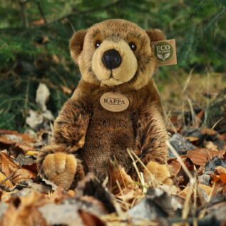 Plyšový medvěd hnědý 25 cm ECO-FRIENDLY