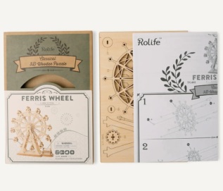 RoboTime 3D dřevěná skládačka Ruské kolo